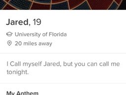 Se hizo famoso por su perfil en Tinder Se hizo famoso por su perfil en Tinder