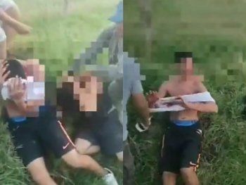 Esteban Echeverría: vecinos atraparon a cuatro ladrones, los desnudaron y golpearon ferozmente