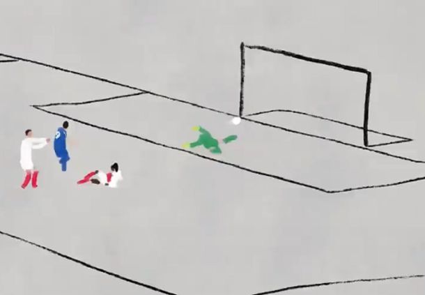 La gran definición del delantero argentino