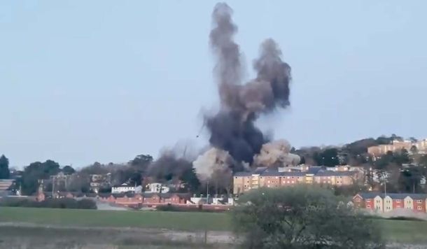 Reino Unido: detonaron una bomba de la Segunda Guerra Mundial y hubo miles de evacuados por peligro de derrumbe