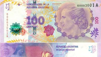El nuevo billete de cien pesos, en circulación El nuevo billete de cien pesos, en circulación