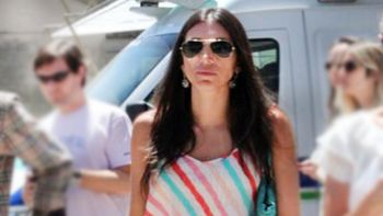 sol calabro, la ex de tinelli, casi se cruza con sus hijas en punta del este sol calabro, la ex de tinelli, casi se cruza con sus hijas en punta del este