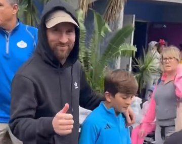 Messi revolucionó Disney junto a su familia