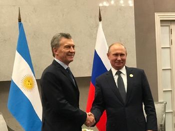 El encuentro de los mandatarios en Sudáfrica