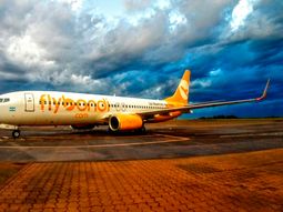 El vuelo tuvo que volver a Córdoba por las condiciones climáticas