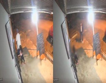 La secuencia quedó grabada por más cámaras de seguridad.