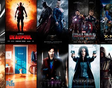 Conocé mes por mes todas las películas que se estrenan en el 2016