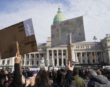 Movilización nacional contra el veto presidencial a la Ley de Emergencia en Discapacidad
