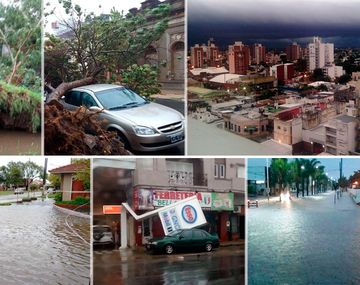 Inundaciones en Córdoba y Santa Fe por temporal