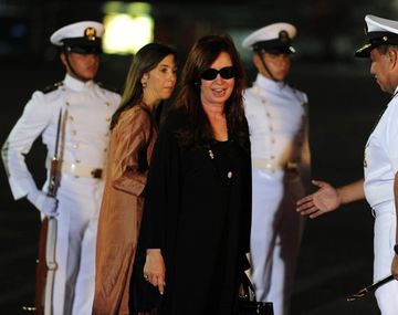 Cristina kirchner arribo a colombia