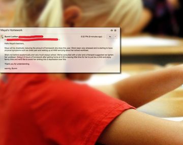 La carta que la mamá le mandó a los profesores en Canadá
