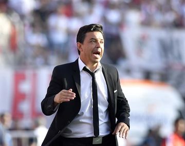 En caliente: la ironía de Gallardo tras perder el Superclásico