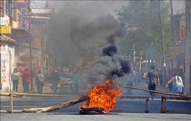 Enfrentamientos en Bolivia