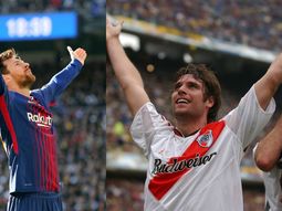 Cavenaghi se comparó con Messi por el festejo de su gol ante el Real Madrid