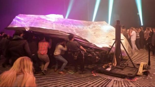 Cuatro heridos en un show de Fuerza Bruta en Londres