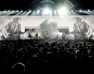 Babasónicos en el Movistar Arena. Crédito: Martín Bonetto