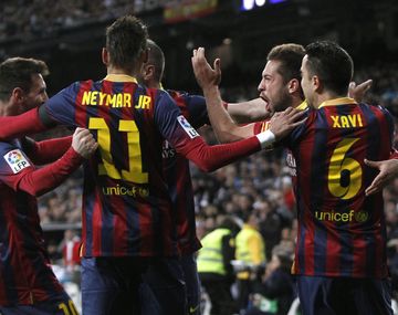 Mirá los tres goles de Lionel Messi en el clásico