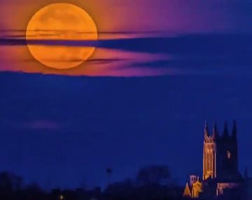 El increíble video que muestra el paso de la Superluna