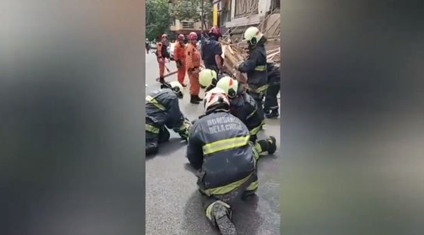 Palermo: al menos dos heridos por el derrumbe en una obra