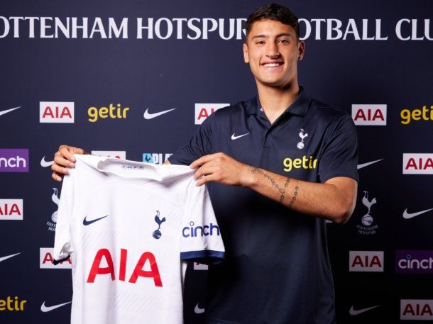 Otro argentino a la Premier League: Tottenham presentó a Alejo Véliz