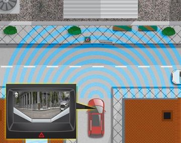 Una cámara de visión delantera para poder ver en los cruces ciegos