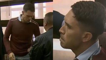 Santiago Martínez, tras ser condenado a 15 años de prisión. Santiago Martínez, tras ser condenado a 15 años de prisión.