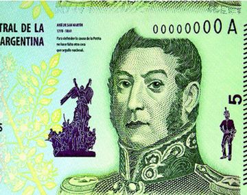 Efecto inflación: El billete de 5 pesos dejará de circular a partir de febrero de 2020