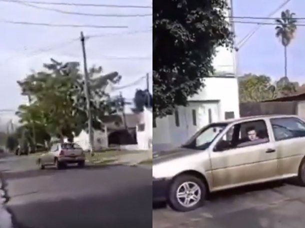 ¡Mirá lo que hizo!: así fue el escrache al Toretto de Llavallol por chocar contra una casa