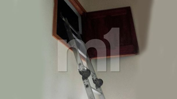 Así era el lugar donde guardaba la plata López en su casa