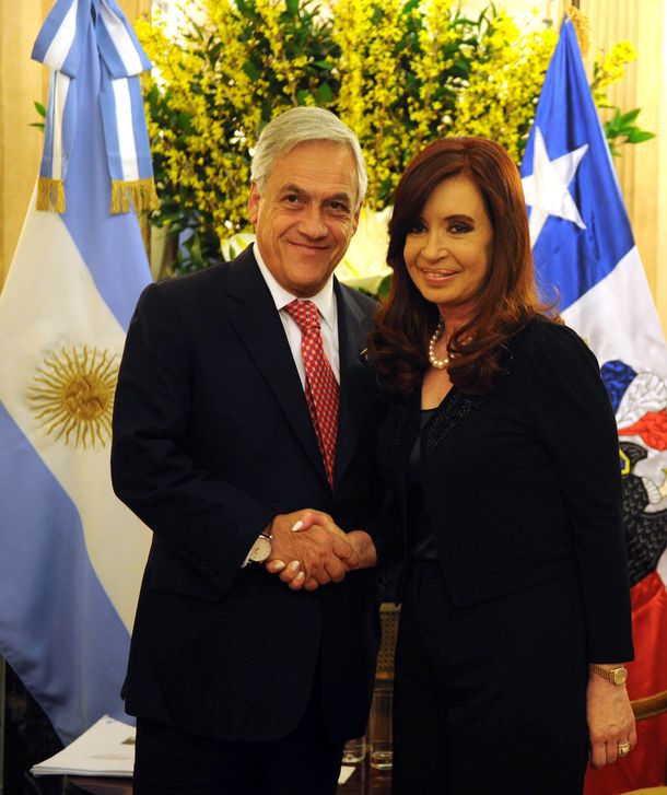 La Presidente se reunió con su par de Chile, Sebastián Piñera