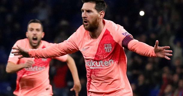 Con dos goles de Messi, Barcelona goleó a Espanyol en el clásico catalán
