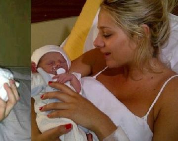 Tomás Costantini viajó a Viedma para anotar a su hijo con Jimena Campisi