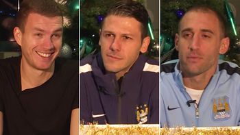 mira el video del curioso duelo de los jugadores del manchester city mira el video del curioso duelo de los jugadores del manchester city
