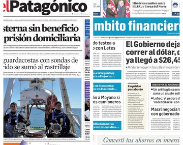 Tapas de diarios del martes 12 de junio de 2018