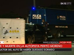 Accidente en Autopista Perito Moreno