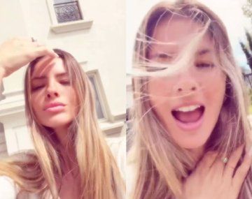 La burla de la China Suárez tras su polémico video colgada de la ventanilla del auto de Mauro Icardi.