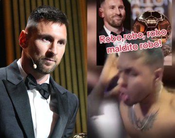 Mexicano explotó de furia cuando Messi ganó el Balón de Oro: Robo