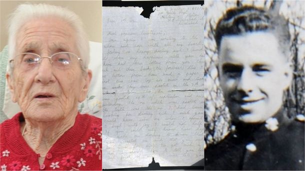 Le llegó una carta de su novio desaparecido hace 70 años - Crédito:&nbsp;Trevor Porter / SWNS