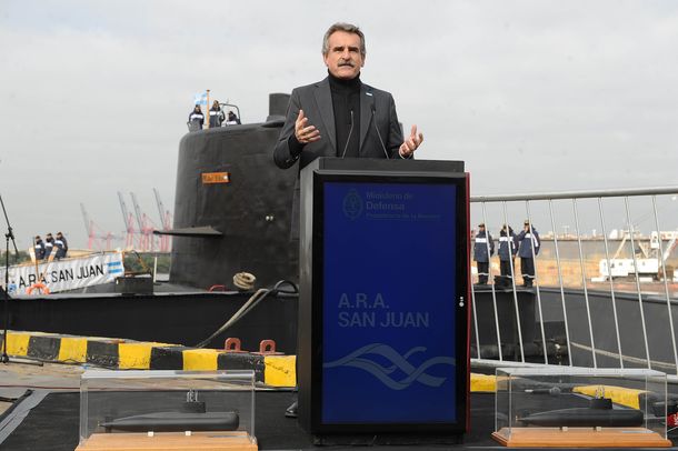 Así es el submarino ARA San Juan presentado por Defensa