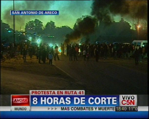 Levantaron el corte por las promesas de obras para la ruta 41