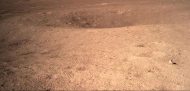 Una de las imágenes que consiguió la Administración Espacial Nacional China