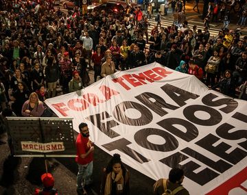 Marchas en Brasil contra Temer