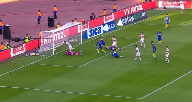 El insólito gol que se perdió Retegui antes del 2-0 de Boca