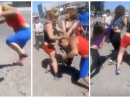 video: delante de su hija, se peleo con otra mujer en plena calle video: delante de su hija, se peleo con otra mujer en plena calle