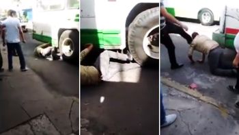 Ladrón atrapado por Trolebús Ladrón atrapado por Trolebús