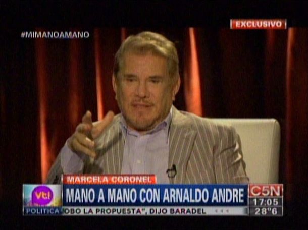 Arnaldo André: La violencia en la televisión no es un buen ejemplo para la sociedad