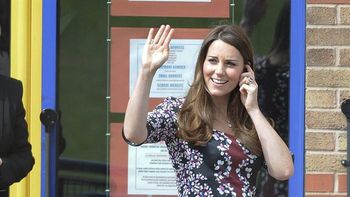 Kate Middleton mostró su pancita con orgullo Kate Middleton mostró su pancita con orgullo