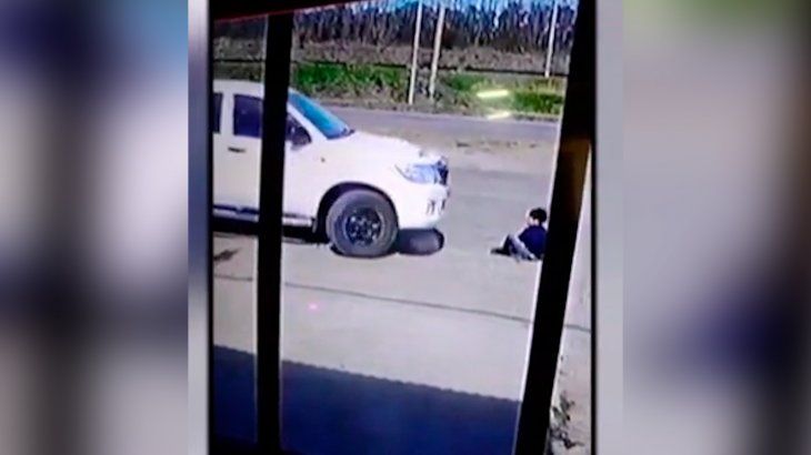 Luján: una camioneta pasó por encima a un nene de 7 años y se salvó de milagro