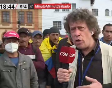 Destacan la cobertura de C5N en Ecuador