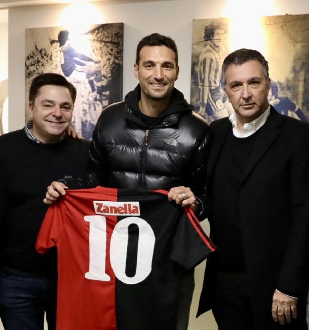 Scaloni estuvo en el Newells-Racing y no vio ningún gol